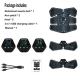 Abdominal Muscle Stimulator with LCD Display